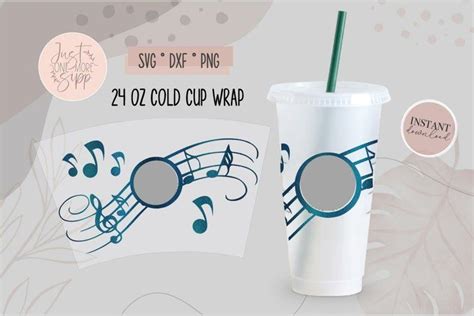 Music Notes SVG, Music Lover svg, Music Note Tumbler wrap, (1582552