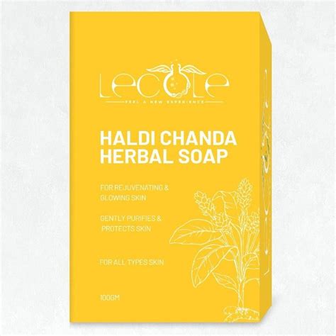 Lecole Haldi Chanda Herbal Soap Packaging Type Box Packaging Size