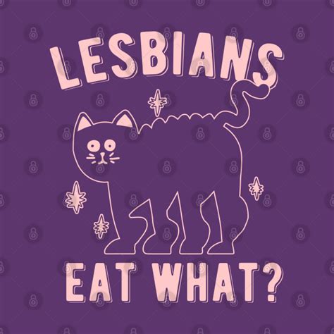 Black Scared Kitten Design With Lesbians Eat What Pink Version Eat
