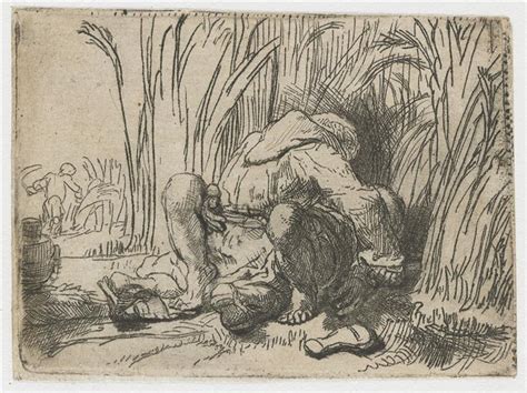 The Monk In The Cornfield 1646 Rembrandt WikiArt Org