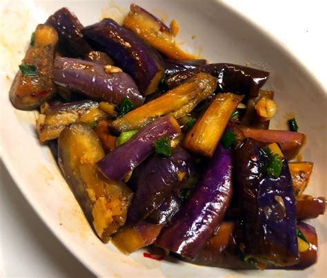 Chinese Eggplant In Garlic Sauce Oh Snap Lets Eat