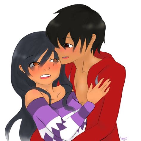How To Draw Aphmau And Aaron At How To Draw