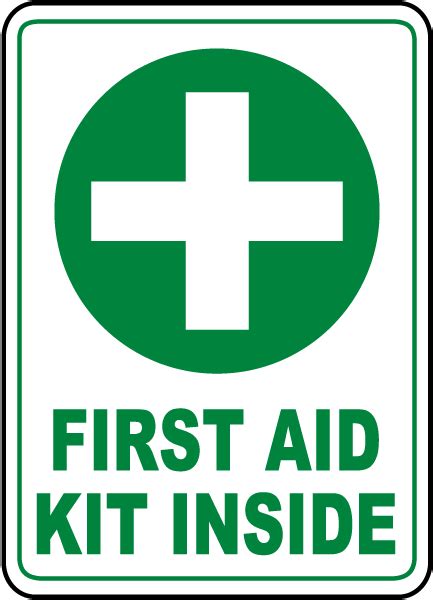 First Aid Kit Inside Sign Claim Your 10 Discount