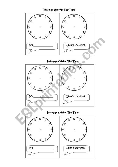 Telling Time Worksheets For Kids