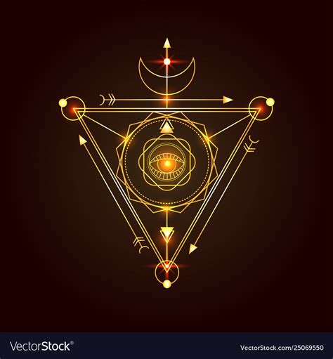 Sacred Geometry Good For Logo Royalty Free Vector Image