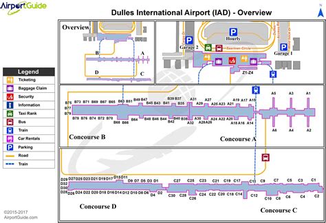 Dulles Terminal B Map