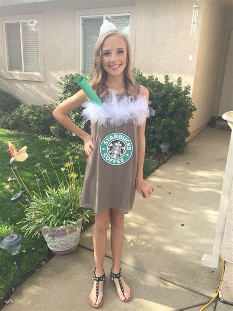 Starbucks Frappuccino Costume Cute Girl Halloween Costumes Halloween