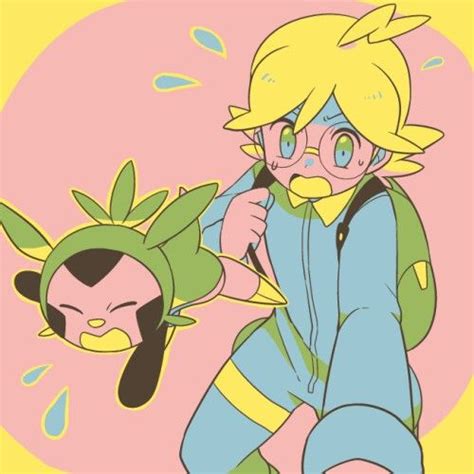 Clemont And His Chespini Give Good Credit To Whoever Made This Pokemon Mario Characters Anime