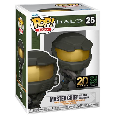 Halo Master Chief Funko Pop 20th Anniversary Xgs Exclusive Edition