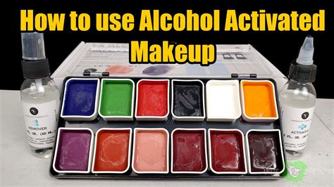 How To Use Alcohol Activated Makeup Narrative Cosmetics 12 Color Fx