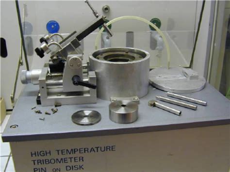 High Temperature Pin On Disk Tribometer Download Scientific Diagram