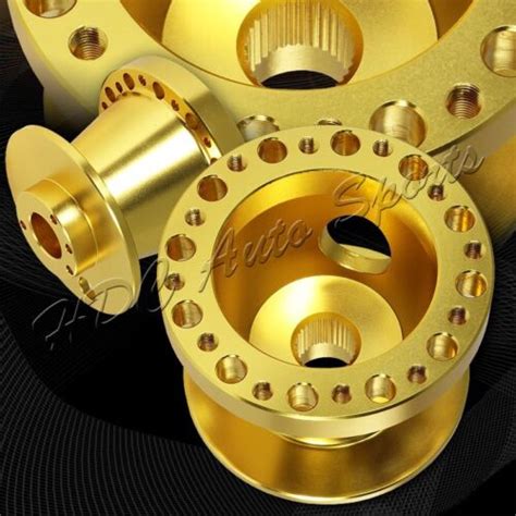 For Scion Tc Xa Xb T 6061 Gold Aluminum Steering Wheel 6 Hole Hub