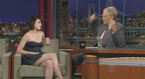 Nackte Rumer Willis In Late Show With David Letterman