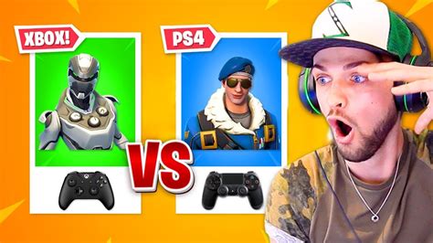 · select my profile and customise profile. Fortnite PS4 vs XBOX players - WHO'S BETTER? - YouTube