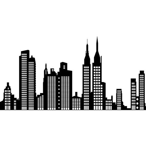 Find the perfect new york city skyline at night stock illustrations from getty images. New York City Skyline Silhouette - Cliparts.co