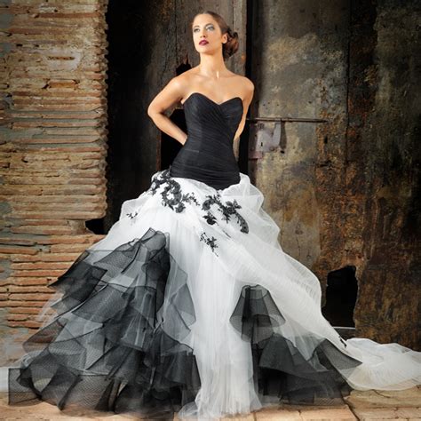Meloti gown via tadashi shoji black wedding dress? Sleeveless Sweetheart Long Train Ball Gown Lace White And ...