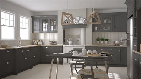 Our cabinetry comes fully assembled and ready for installation. How to Decorate with Gray Kitchen Cabinets - Liquid Image