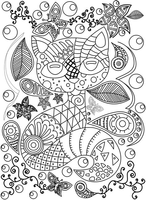 Adult Coloring Book Stress Relieving Cats ️no Pin Limits ️more Pins