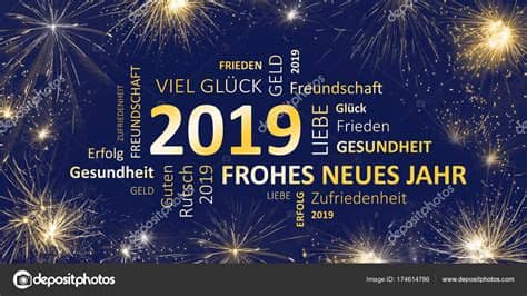 Demnach sollen ab dem jahr 2021. Deutschen Silvester Karte 2019 mit guten Wünschen ...