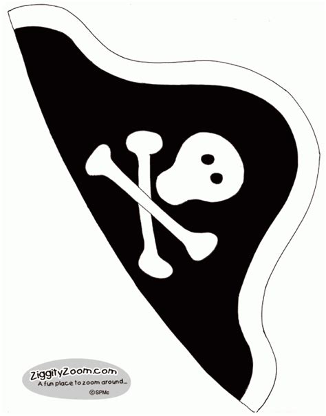 Printable Cut Out Pirate Hat Template
