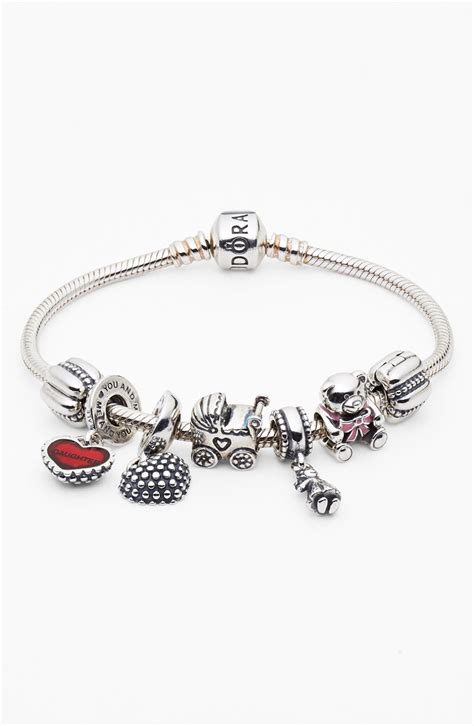 Pandora Silver Bracelet And Charms Nordstrom