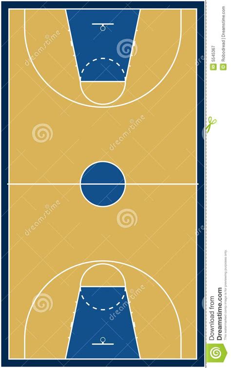 Basketballplatz Vektor Vektor Abbildung Illustration Von Vorstand