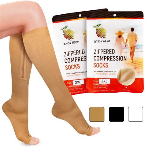 Best Rated Zippered Compression Stockings Size Them Up
