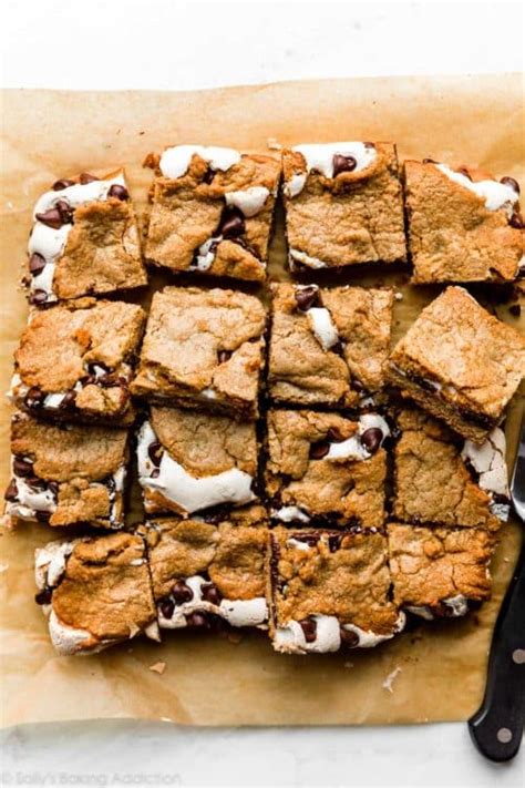 Smores Cookie Bars Recipe Video Sallys Baking Addiction
