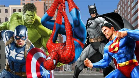 7x5ft Super Hero Heroes Spiderman Superman Hulk Captain Avengers Custom