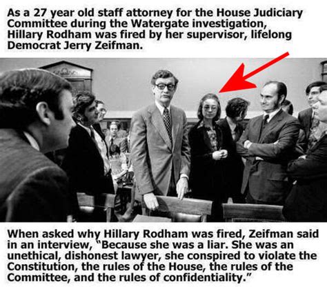 Hillary Fired From Watergate Foto Rabid Republican Blog Rob Scholte