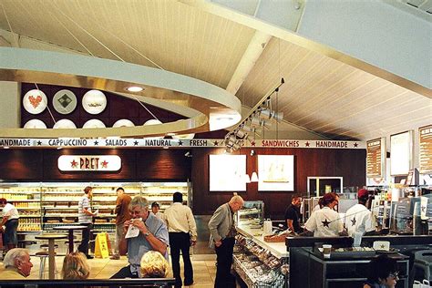 Cafe Interior Design Pret A Manger Luton Airport Stanza Design
