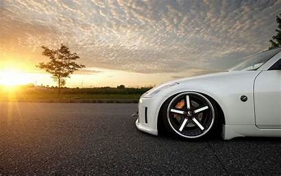 350z Nissan Jdm Sunset Wallpapers Tuning Rims