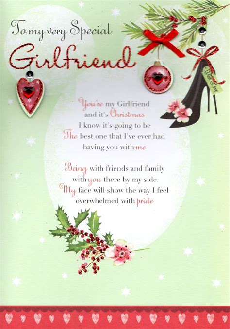 To My Very Special Girlfriend Christmas Greeting Card Second Nature