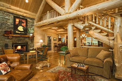 Log Home Edenfield Traditional Living Room Other By Home