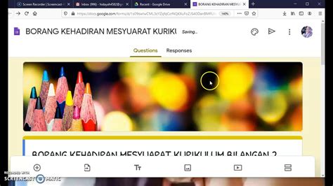 Jika anda mencari cara buat qr code untuk sekolah atau pejabat, baca di sini. Cara Merekod Kehadiran Mesyuarat Menggunakan Google Form ...