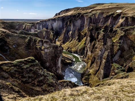 Glacier Canyon In Iceland Stock Photo Image Of Unique 56862850