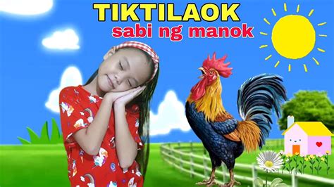 Tiktilaok Sabi Ng Manok Song Lyrics Awiting Pambata Tagalog Nursery