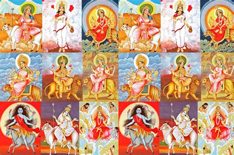 Navaratri Festival Navadurga The Nine Forms Avatars Of Goddess Maa