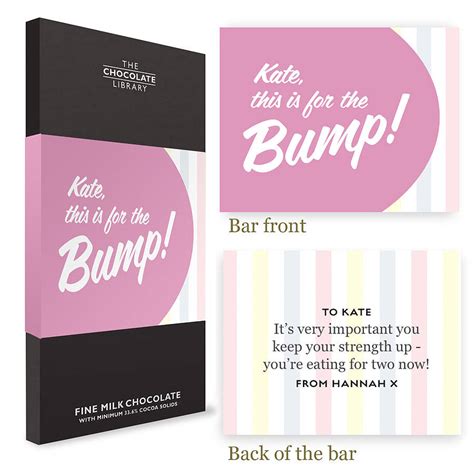 For The Bump Pregnancy Chocolate By Quirky T Library