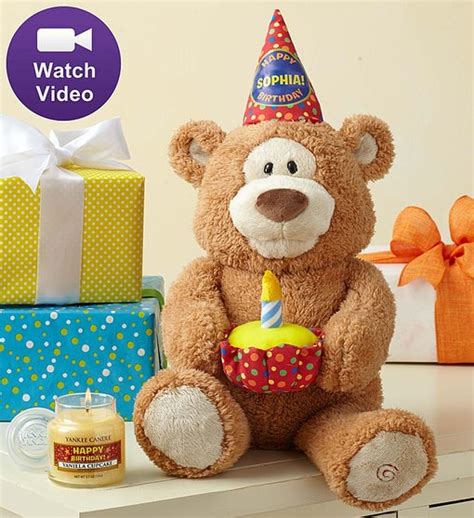 Happy Birthday Animated Bear By Gund 139603