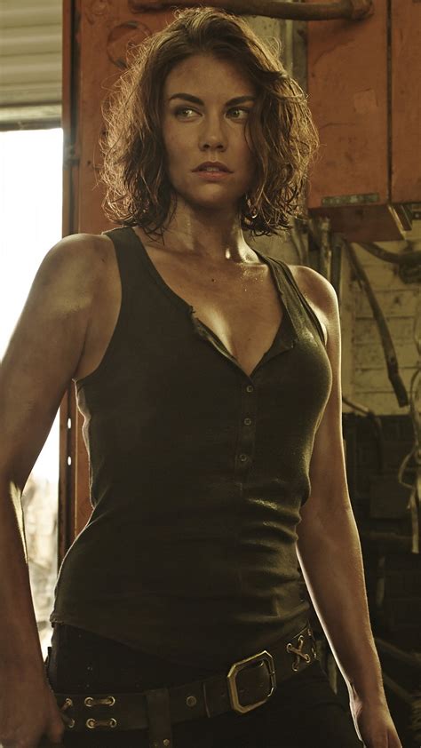 Wallpaper Lauren Cohan As Maggie Greene The Walking Dead Season 5
