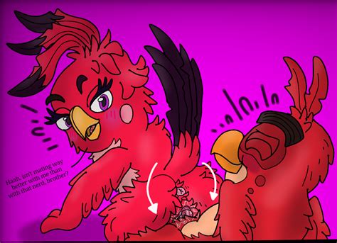 Rule 34 Angry Birds Anthro Brother And Sister Incest Nietvart Red Angry Birds Ruby Angry