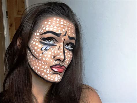 Pop Art Halloween Makeup For Women Flawssy