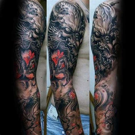 How about a fire breathing, winged mythological creature to grace your body? 70 Dragon Arm Tattoo Designs For Men - Fire Breathing Ink ...