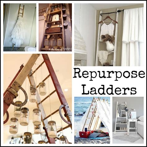 Recycling Or Repurpose Vintage Wooden Ladders Make Create Do Wooden