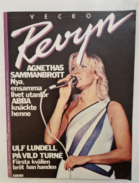 ABBA AGNETHA Fältskog Very rare magazine from Sweden 1979 Full