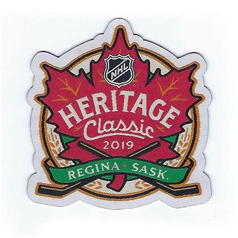 2019 Nhl Heritage Classic Jersey Woven Patch Winnipeg Jets Calgary Fla