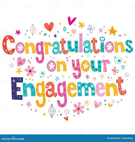 Engagement Congratulations Stock Illustrations 12710 Engagement