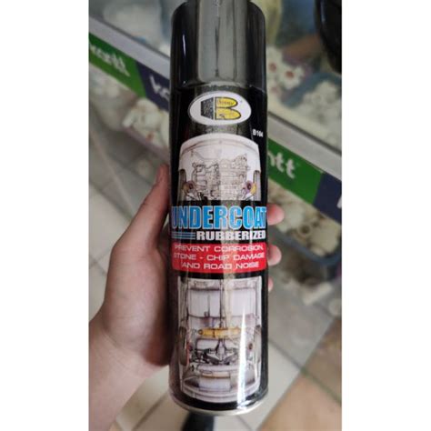 Bosny Undercoat Rubberized Spray Paint Black Prevents Corrosion