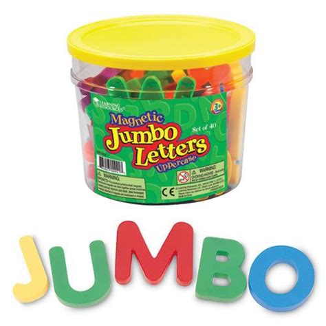 Jumbo Magnetic Letters Uppercase Magnetic Letters Early Learning